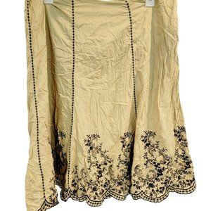 Signature Robbie Bee Brown and Black Skirt 18W